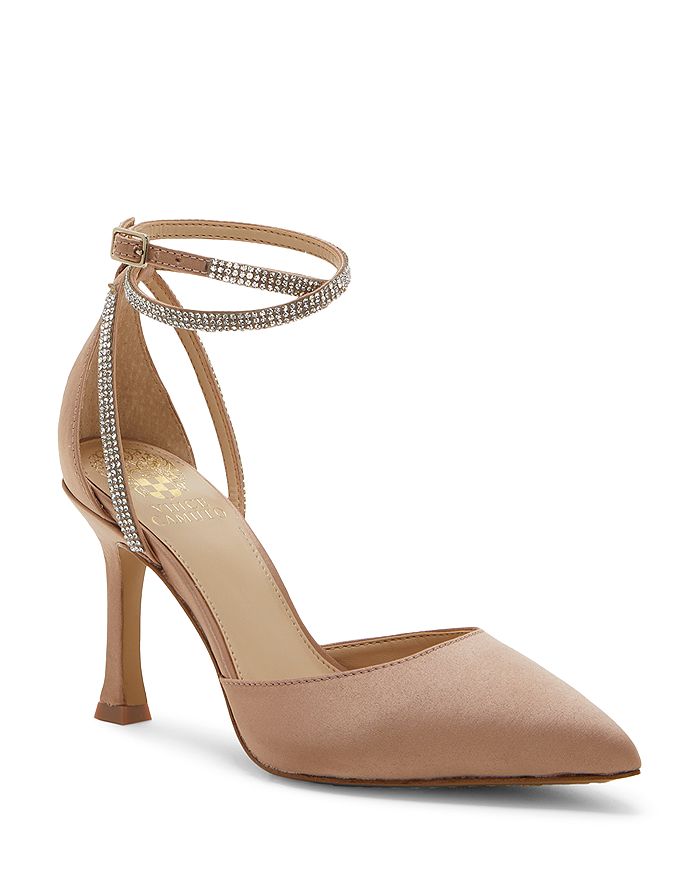 Vince Camuto Women's Ketrinda Pointed Toe Open High Heel Pumps In Copper