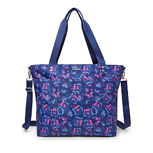 Baggallini Extra-large Carryall Tote In Navy Garden