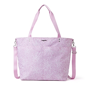 Baggallini Large Carryall Tote In Pink Blossom