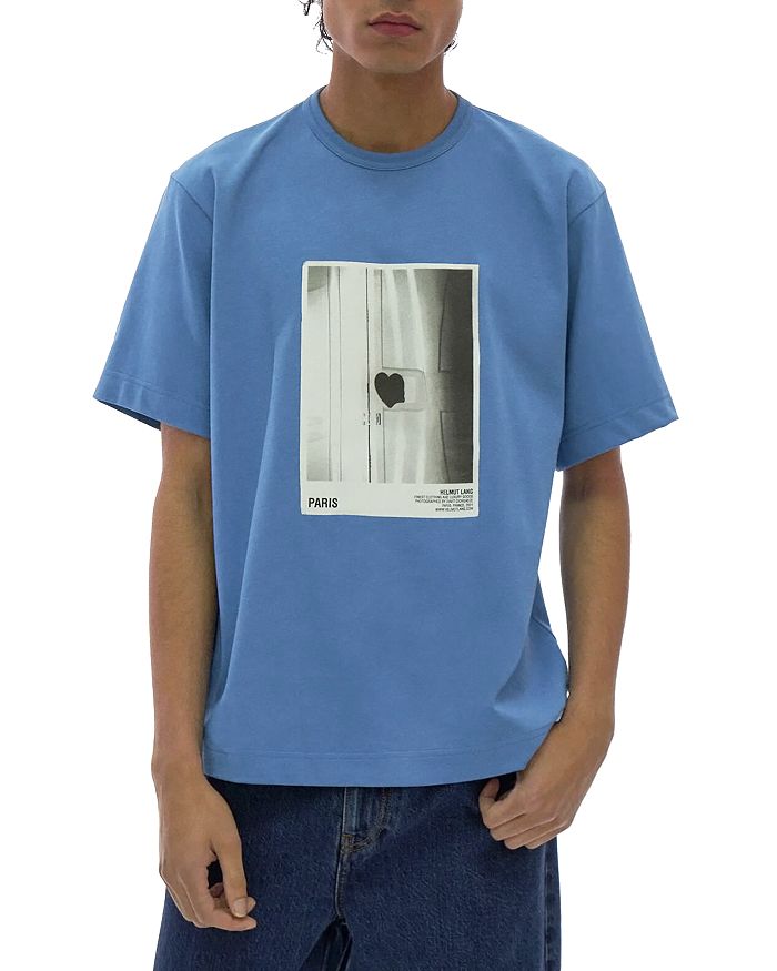 Blue helmut cheap lang t shirt