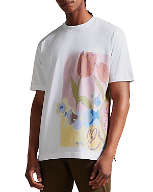 Ted Baker Relaxed Fit Blooms Graphic Print T-Shirt