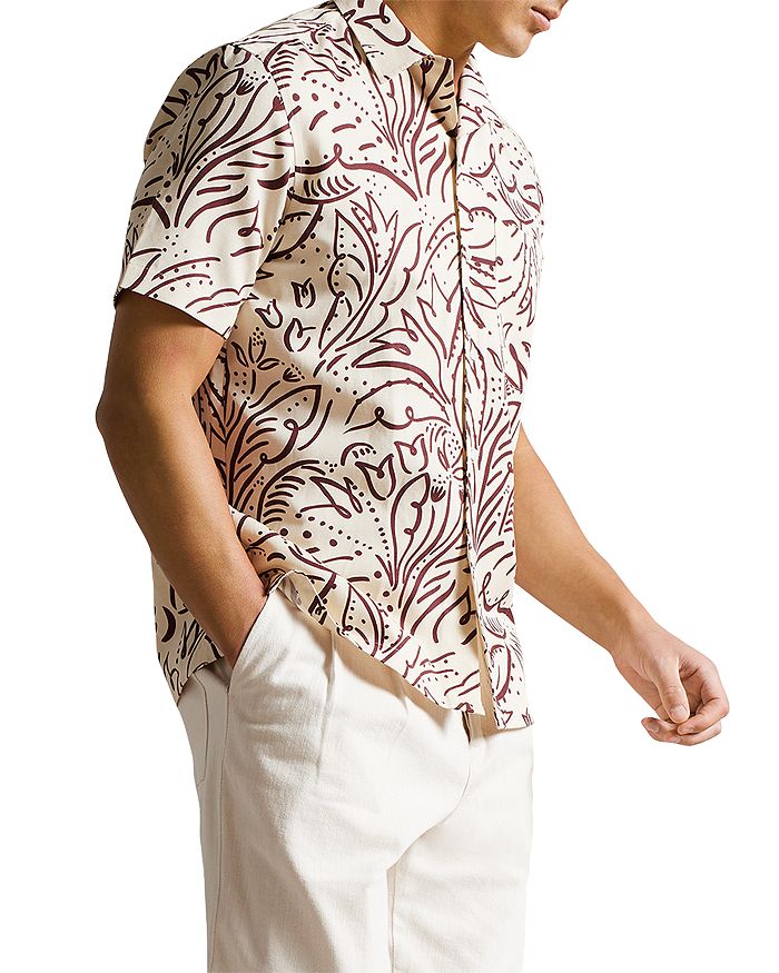 Ted Baker Viktor Floral Print Shirt Bloomingdale's