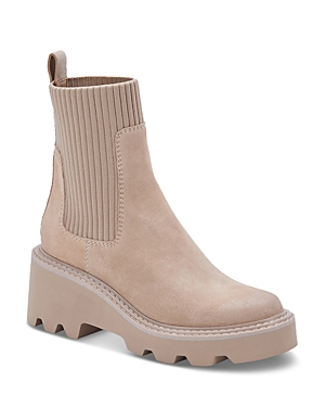 Dolce Vita Hoven H20 Waterproof Bootie In Dune Suede