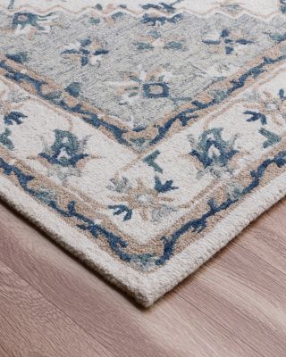 Hans Traditional Trailing Floral Medallion Area Rug, 60" x 93"