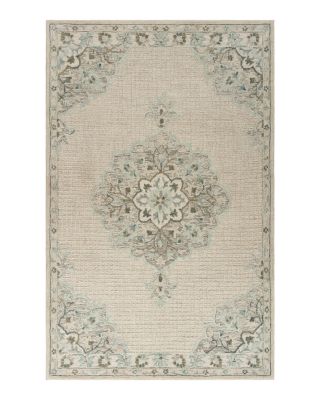 Imperial Lagoon Medallion Area Rug, 93" x 117"