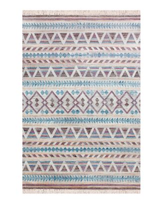 LR Home Nero Diamond Dynasty Handwoven Dhurrie Area Rug Collection ...