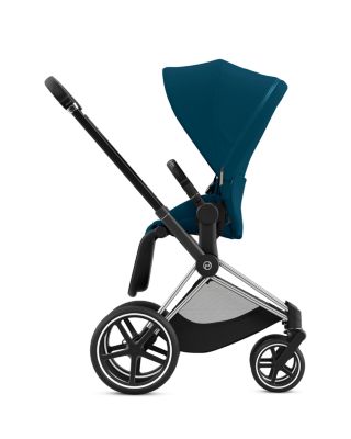 PRIAM 4 Stroller – Chrome Frame and Black Handle