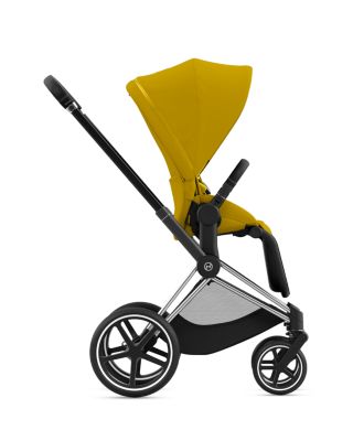 PRIAM 4 Stroller – Chrome Frame and Black Handle