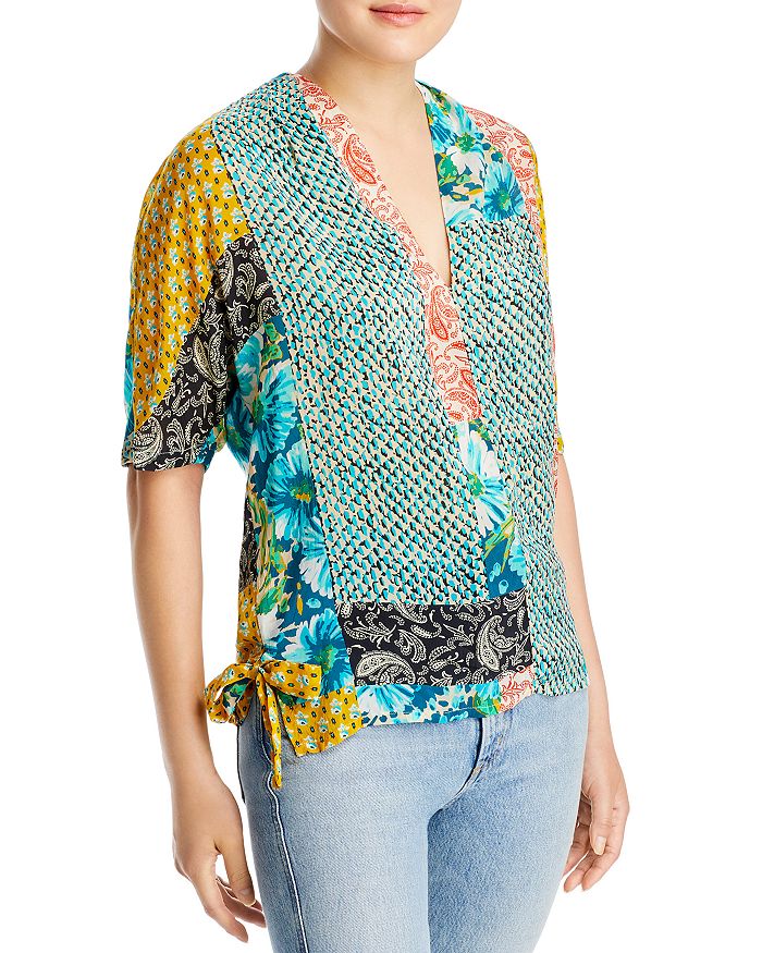 Johnny Was Ravenne Paisley Printed Top Bloomingdale s