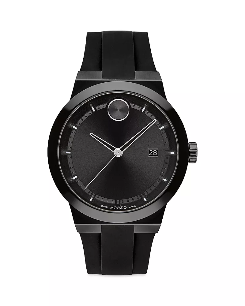 Movado Bold Fusion Silicone Watch, 42mm