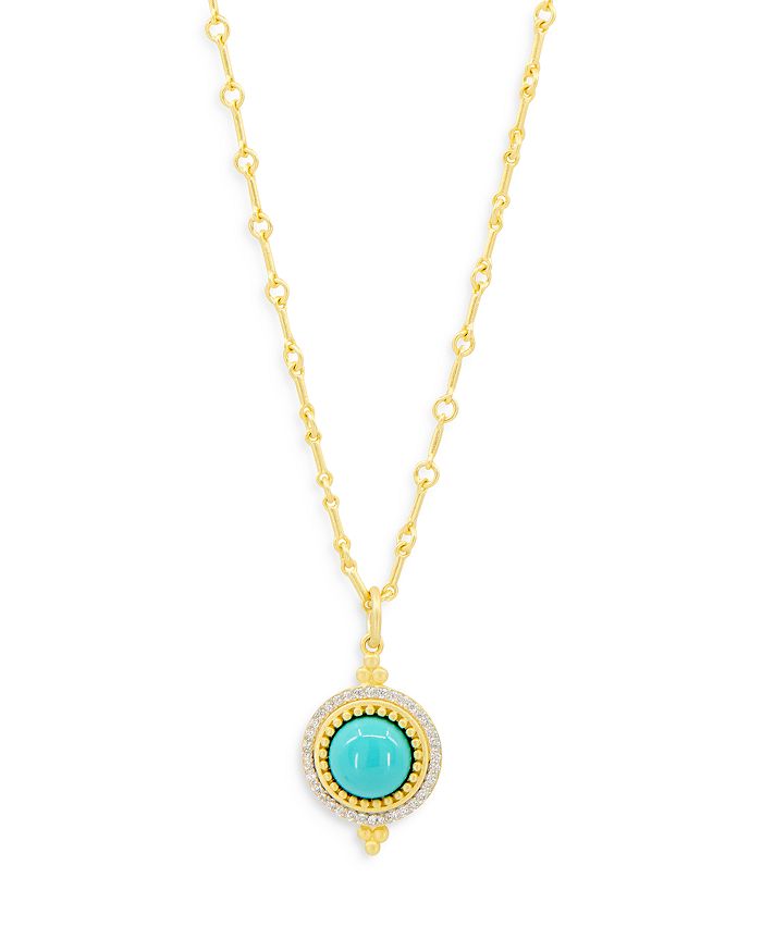 Freida Rothman Shades of Hope Stone Pendant Necklace, 16-18 ...