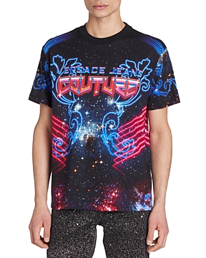Versace Jeans Couture Cotton Logo Graphic Tee