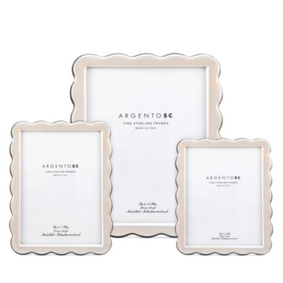 Argento SC - Scalloped Sterling Silver Picture Frame