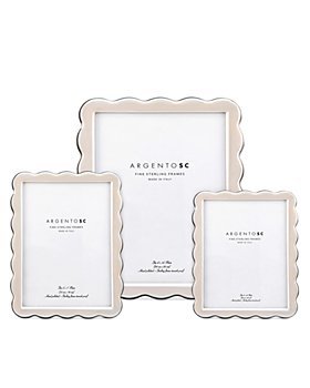 Argento SC - Scalloped Sterling Silver Picture Frame