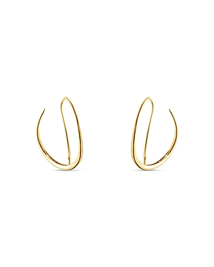 Georg Jensen 18K Yellow Gold Offspring Threader Earrings