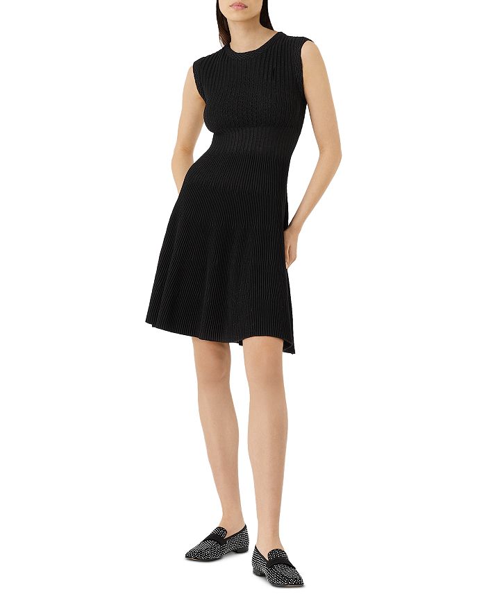 Emporio Armani Mixed Stitch Knit Dress Bloomingdale's