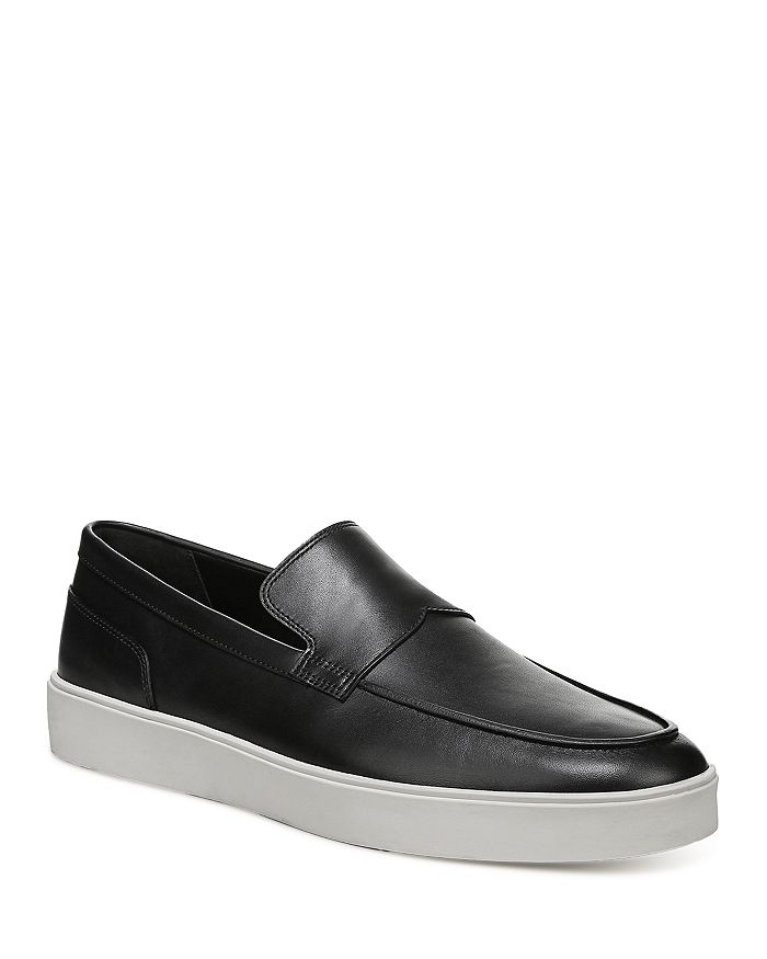 Vince leather 2024 slip on shoes