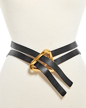 Bottega Veneta - Women's Double Strap Leather Belt