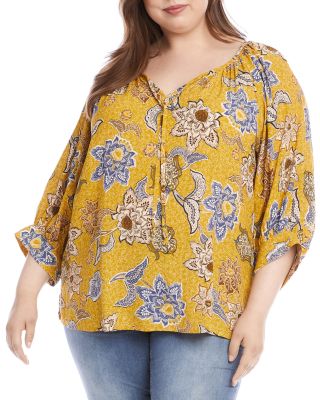 Karen Kane Plus Designer Plus Size Tops 