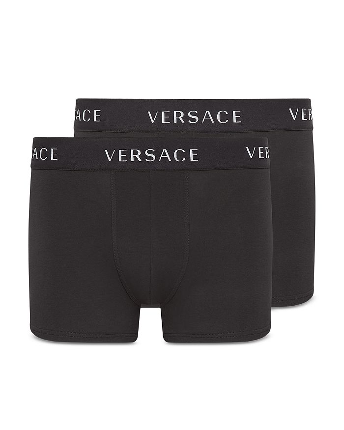 Versace Jersey Stretch Cotton Boxer Briefs, Set of 2 | Bloomingdale's