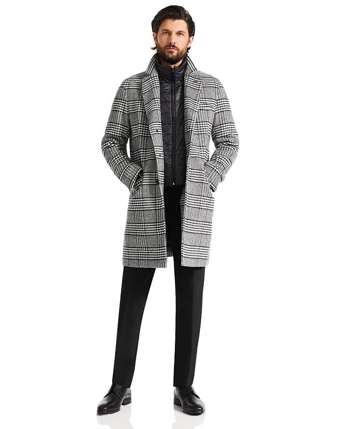 Herno - Plaid Coat with Removable Wind Guard - 150th Anniversary Exclusive