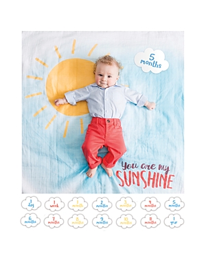 Lulujo You Are My Sunshine Photo Blanket & Monthly Card Set - Baby