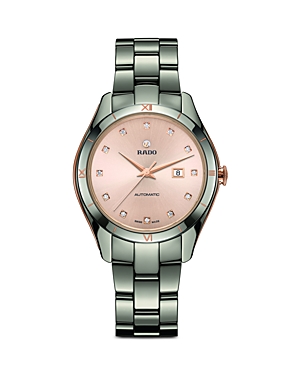 Shop Rado Hyperchrome Watch, 36mm In Pink/gray