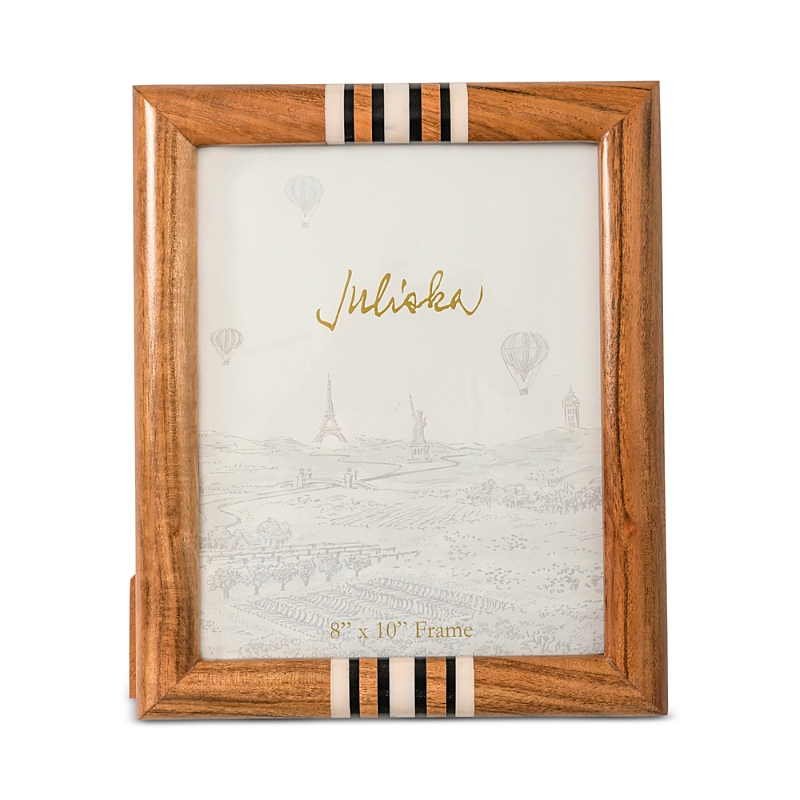 Juliska Stonewood Stripe Frame, 8 X 10 In Brown