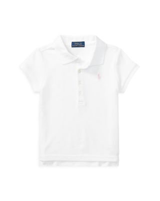 Girls' Mesh Knit Polo - Little Kid