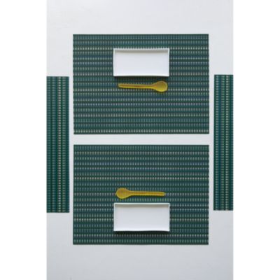 Tambour Table Mat, 14&amp;quot; x 19&amp;quot;     