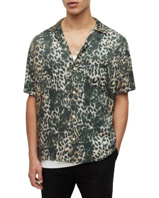 ALLSAINTS - Reservos Short Sleeve Animal Print Shirt
