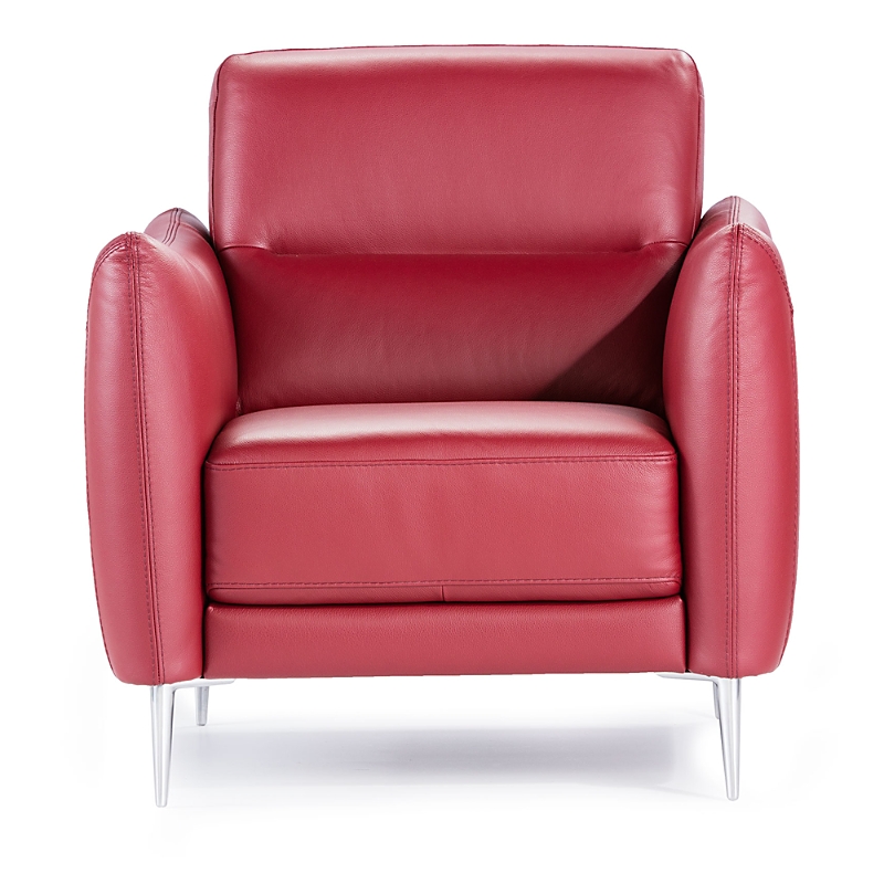 Giuseppe Nicoletti Tula Chair In Pelle Dali Bordeaux