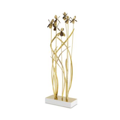 Black Iris Garden Sculpture