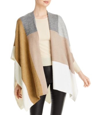 Echo Colorblock Knit Ruana | Bloomingdale's