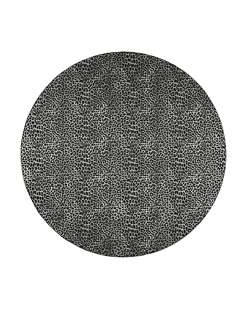 Dalyn Rug Company Rug Company Mali Ml2 Round Area Rug, 4' X 4' In Midnight