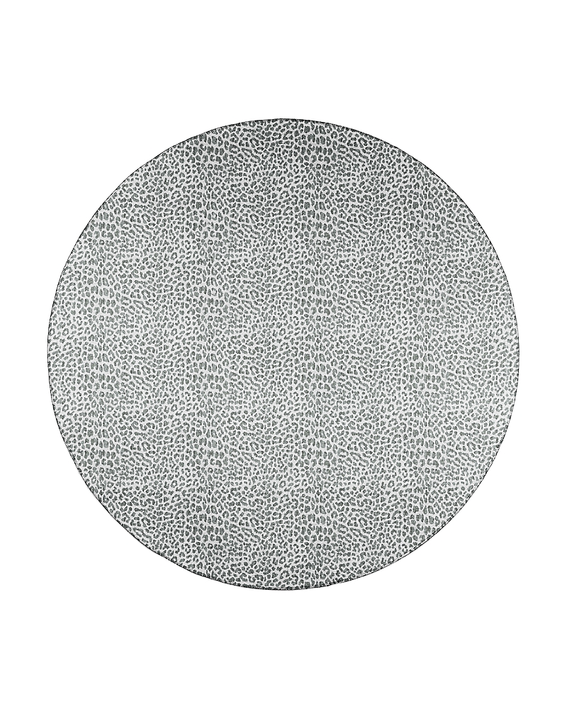 Dalyn Rug Company Rug Company Mali Ml2 Round Area Rug, 4' X 4' In Onyx
