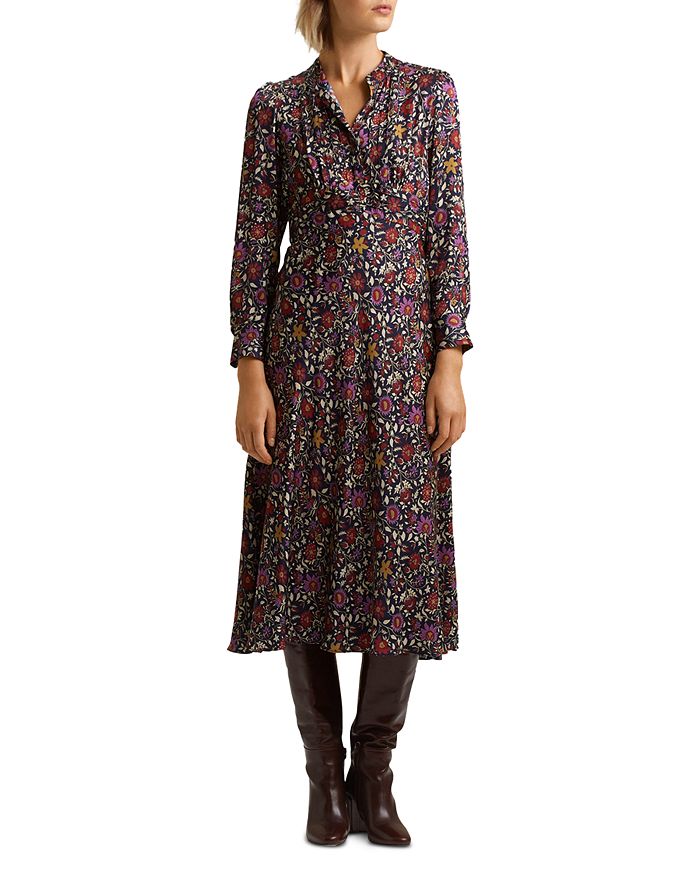 Gerard Darel Jana Empire Waist Midi Dress Bloomingdale's