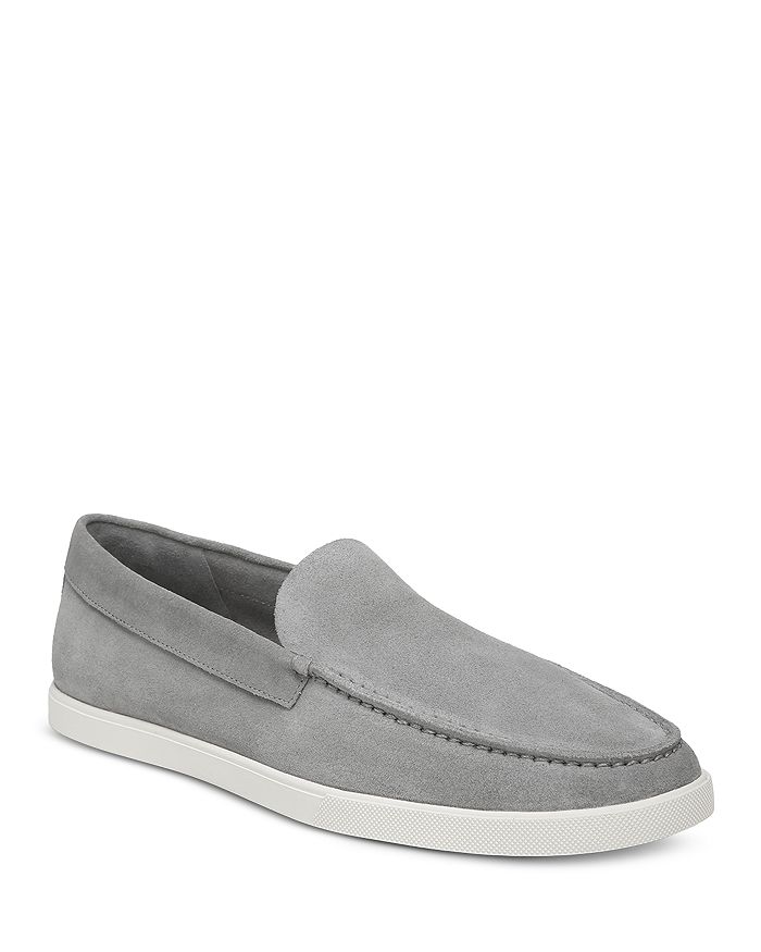 Vince Men's Sonoma Sport Suede Loafers In Smoke