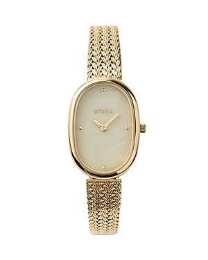 Shop Breda Jane Tethered Watch, 23mm In Cream/gold