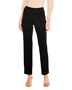 Nic + Zoe Nic+zoe Work It Straight Leg Pants In Black Onyx