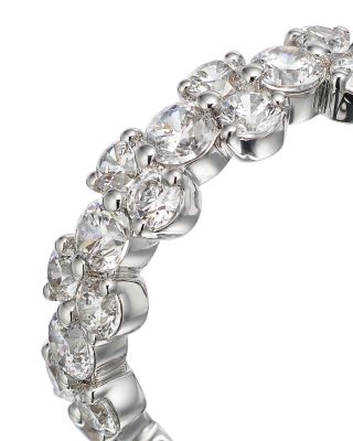 Diamond Cluster Eternity Band, 4.0 tcw, in 14K White Gold, 4.0 tcw 