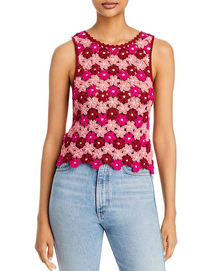Alice and olivia crochet top store