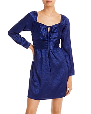 Aqua Long Sleeve Sweetheart Dress - 100% Exclusive