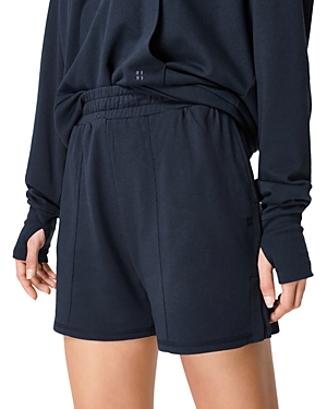 Sweaty Betty After Class Shorts In Navy Blue