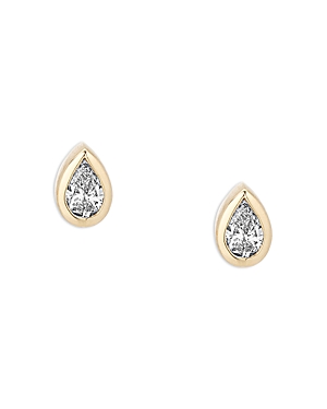 Adina Reyter 14K Yellow Gold Stacking Diamonds Diamond Pear Stud Earrings