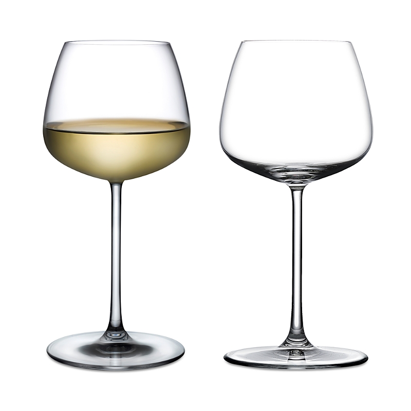 Nude Glass Mirage White Wine Glass, Set Of 2 In Clear