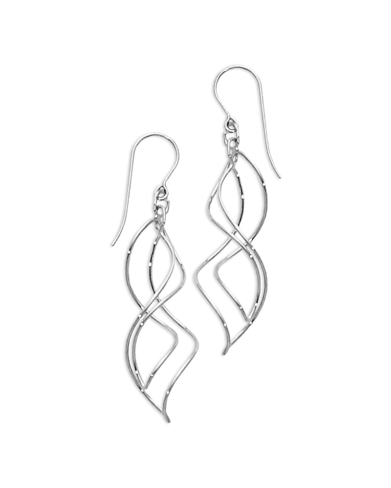 Bloomingdale's Fine Collection Intertwined Spiral Drop Earrings