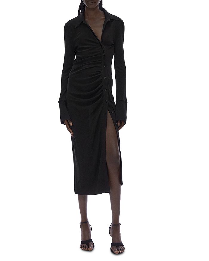 Helmut Lang Asymmetrical Shirt Dress | Bloomingdale's