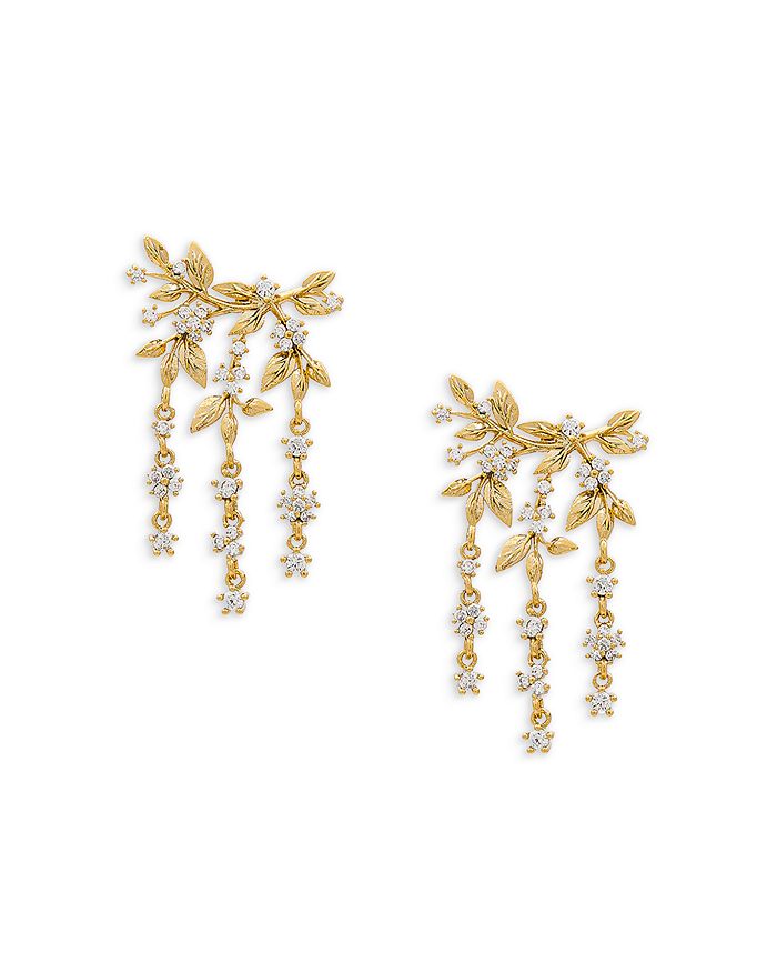 Shashi Fleur Statement Earrings | Bloomingdale's