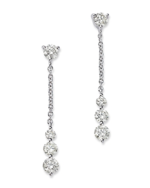 Bloomingdale's Diamond Linear Drop Earrings in 14K White Gold, 0.45 ct. t.w. - 100% Exclusive